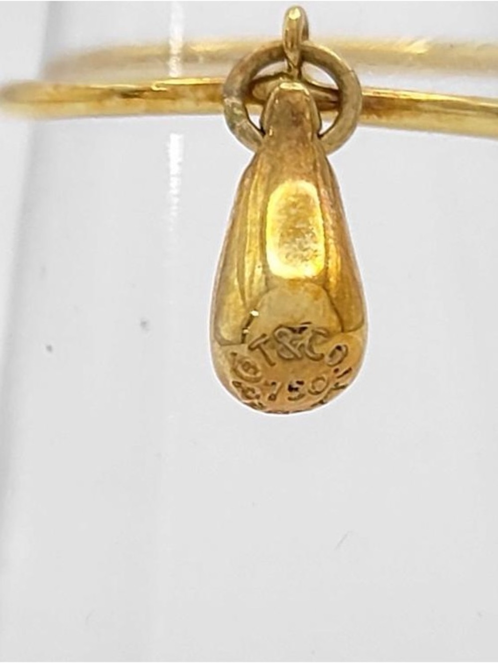 Tiffany & Co. Gold Teardrop Charm Pendant